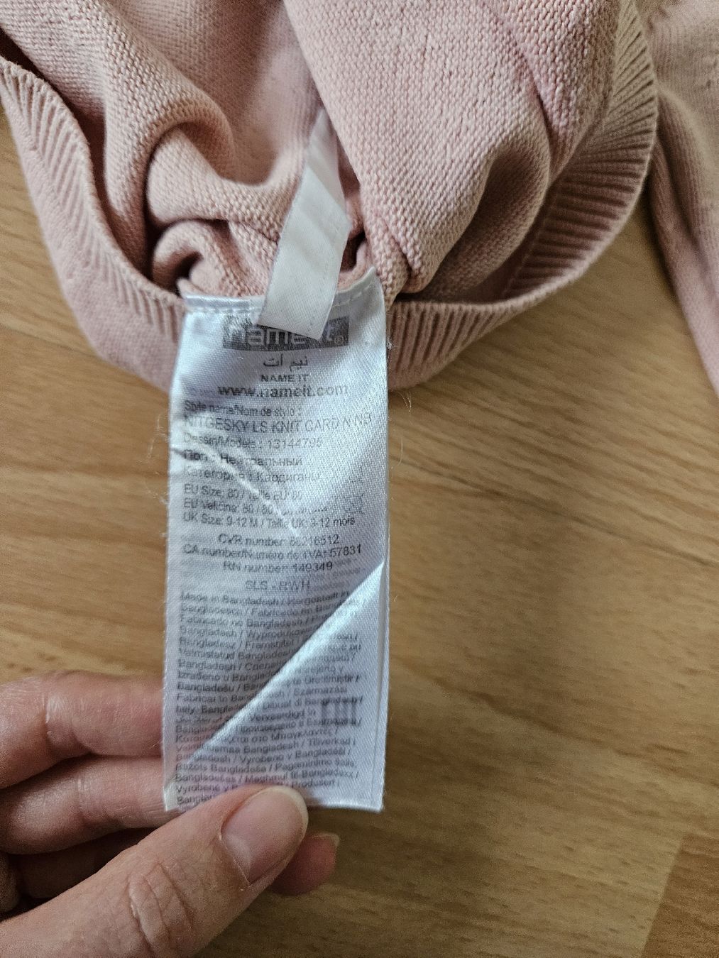 Name It Jacken & Mäntel: Strickjacke rosa Gr. 80 – Gebraucht aus Zürich von Kris8050 6