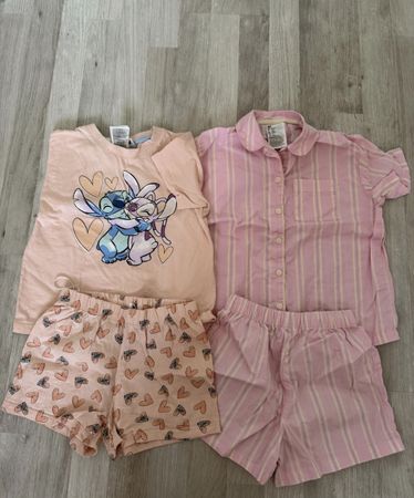 Lot de deux pyjamas courts H&M rose, bon état