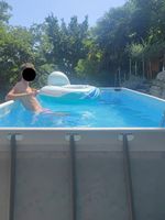 piscina fuori terra 412x 201x122 in ottimo stato a Orselina