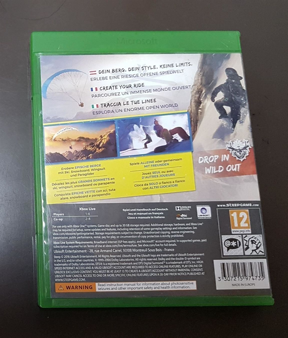 Microsoft Giochi: 😎Steep mit Ski, Snowboard Xb One – Usato da Schüpfheim venduto da Games_Spielkonsolen 3