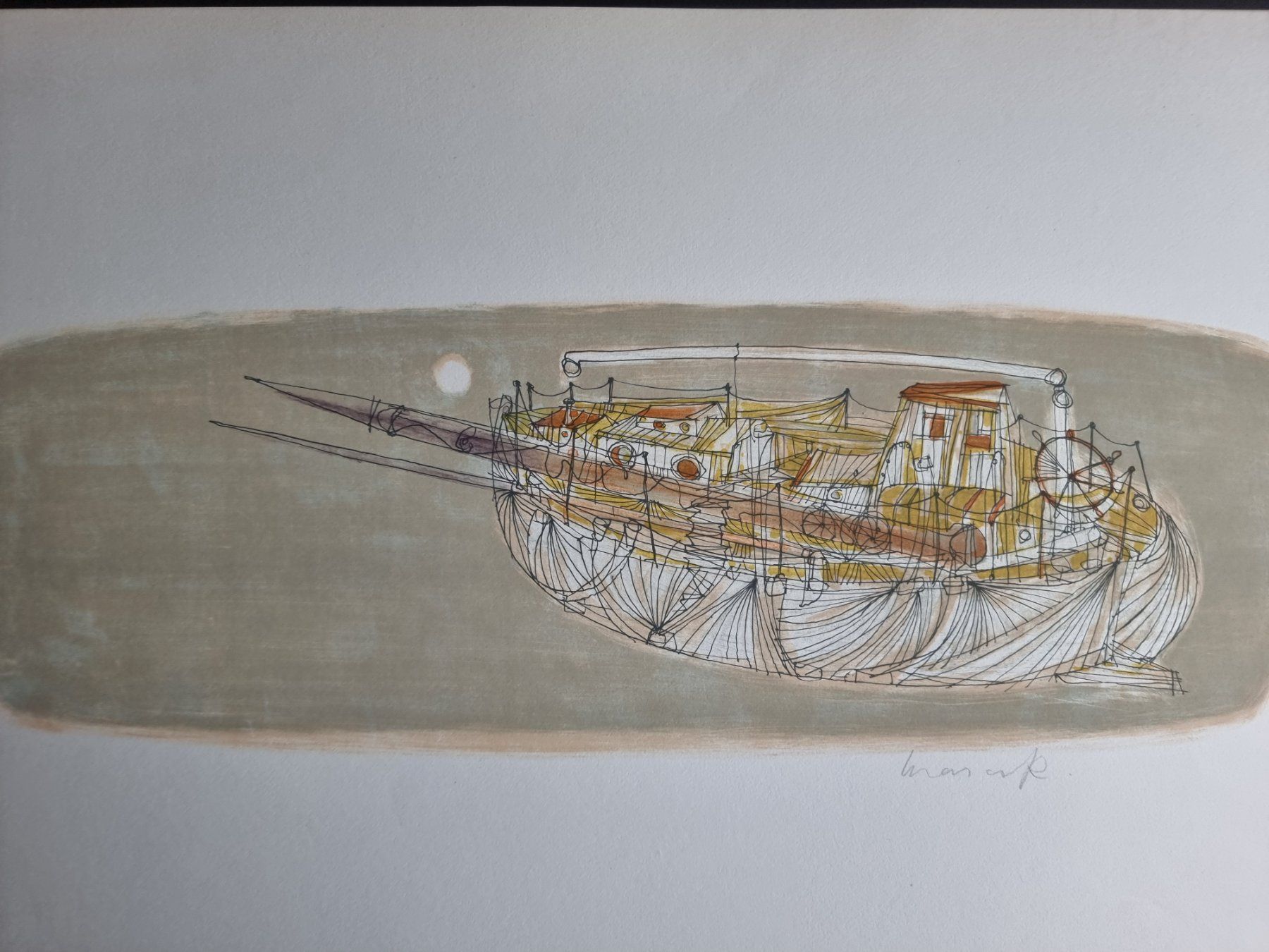Grafica & Litografie: MARCO RICHTERICH LITHOGRAPHIE  SIGNIERT – Usato da Gersau venduto da kunst-online 1