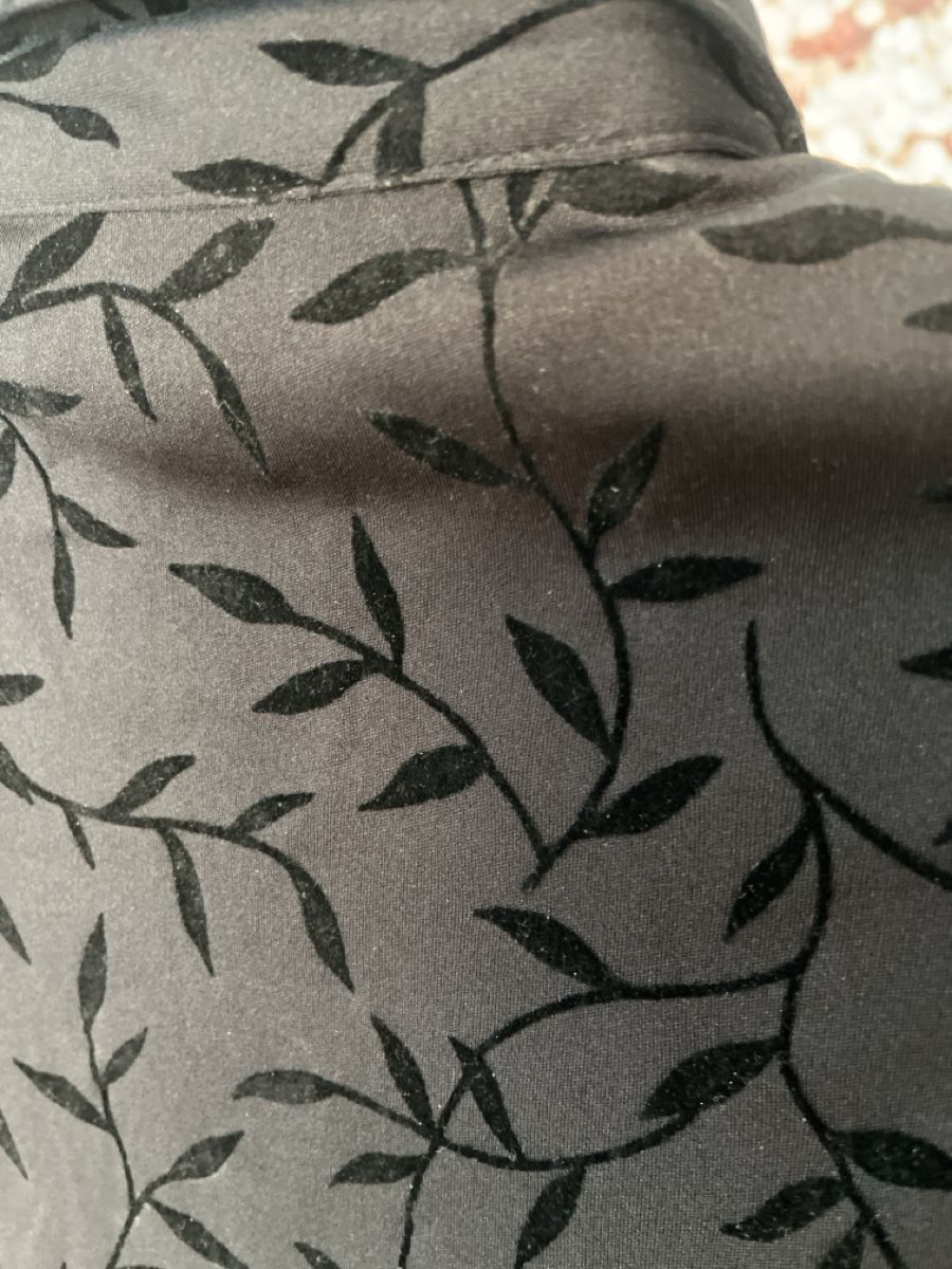 Camicette: Hemd schwarz mit Blättern, Energy, XL – Usato da Solothurn venduto da Bobesch08 3