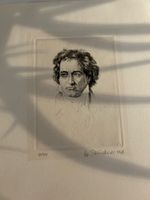 Stich Radierung Beethoven W. Possielch rad. 3/150
