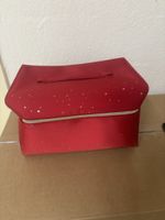 EstelsuderKosmetiktasche rot mit Sternen guter Zustand