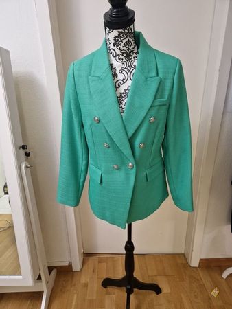 Eleganter Blazer,, Mintgrün Gr. L, perfekte Zustand!