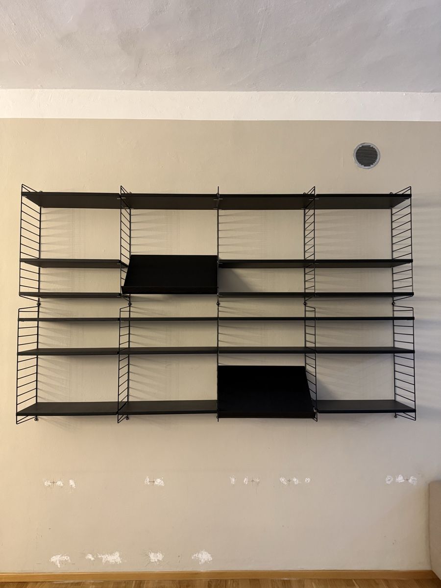 String Scaffali: String-Regal von String Furniture, schwarz – Usato da Lugano venduto da COMA14