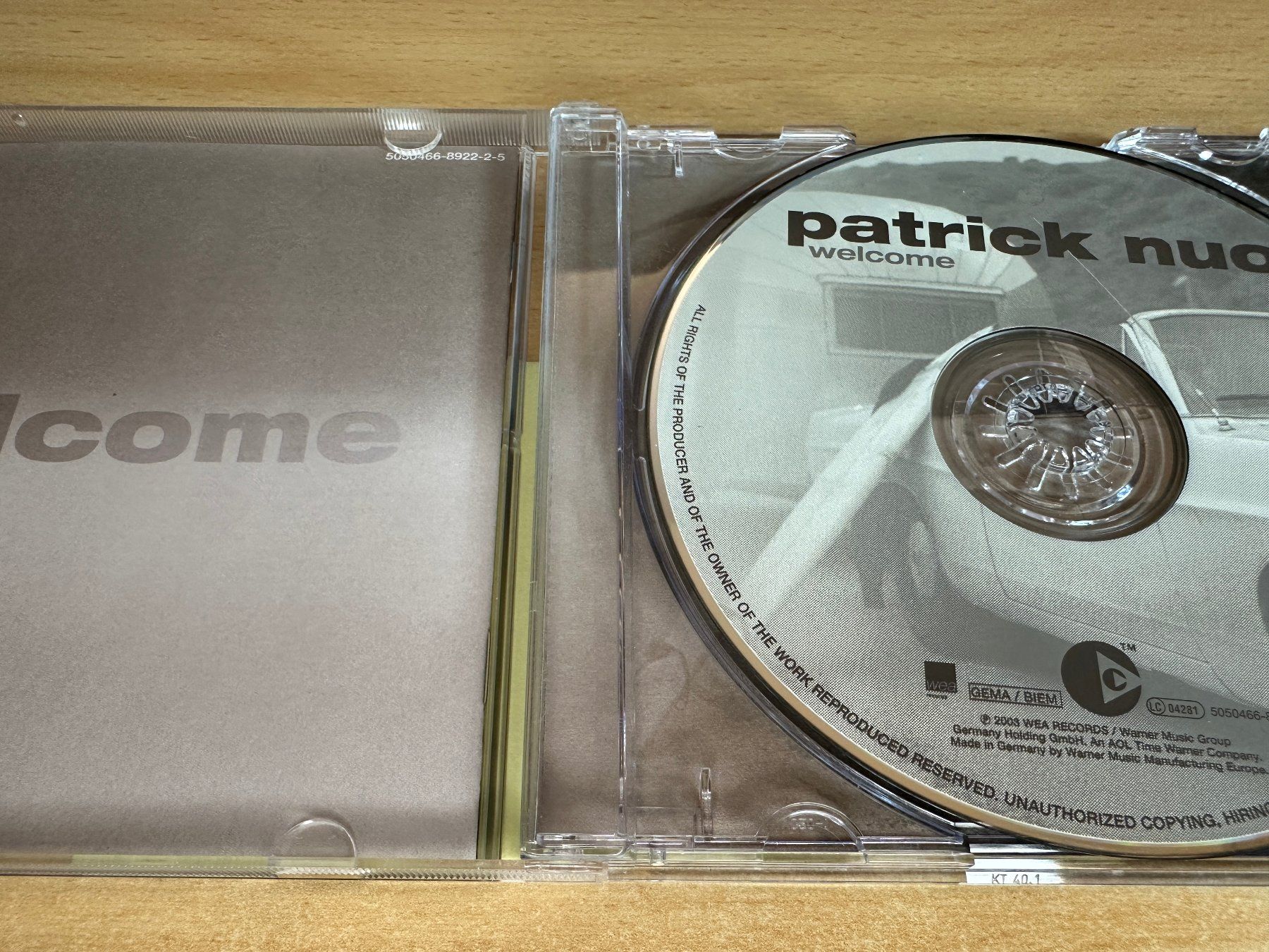 CD: L2 Patrick Nuo – Welcome – Usato da Rikon im Tösstal venduto da Alpenmutz 2