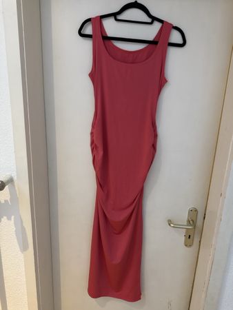 Kleid lang rosa Grösse L neuwertig