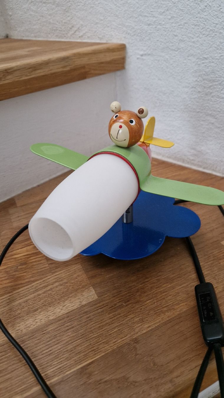 Lampen: Kinderzimmerlampe/Nachttischlsmpe Flugzeug – Gebraucht aus Kandersteg von Nazca01 1