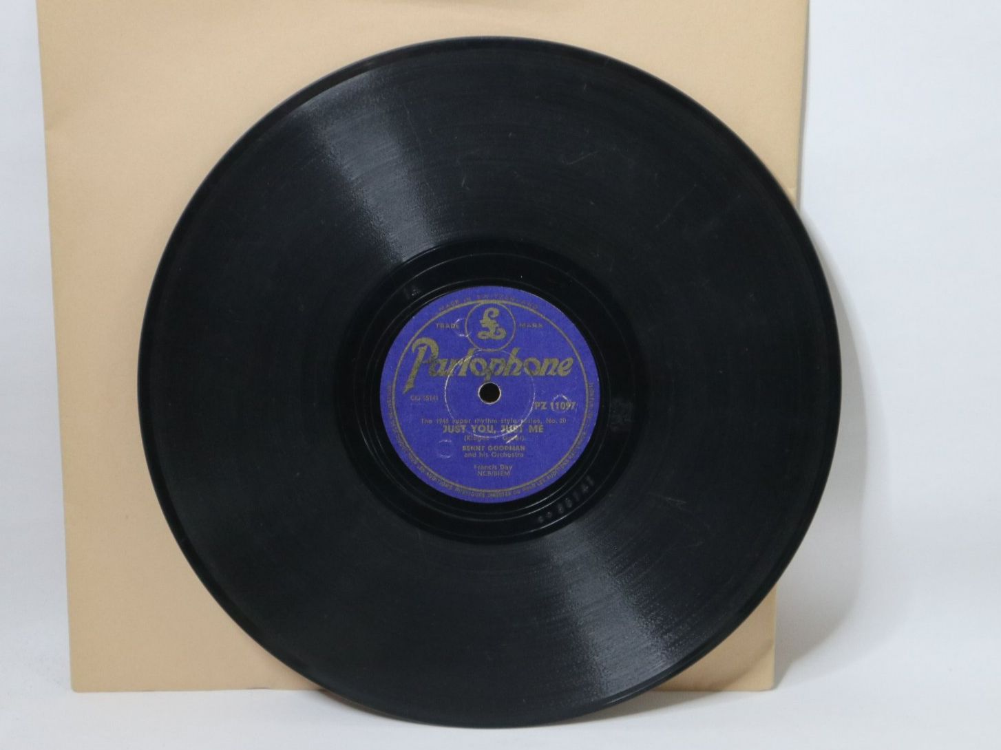 Schallplatten: Schellack Benny Goodman Just You, Just Me Schellackplatte – Gebraucht aus Eschenbach SG von Astalavista 1