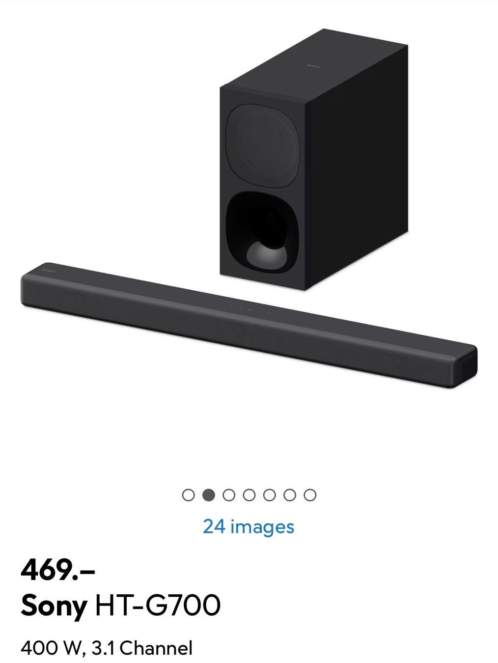 Sony Casse acustiche: Sony HT-G700 Soundbar + Woofer – Usato da Glattbrugg venduto da raj_7gpk 6