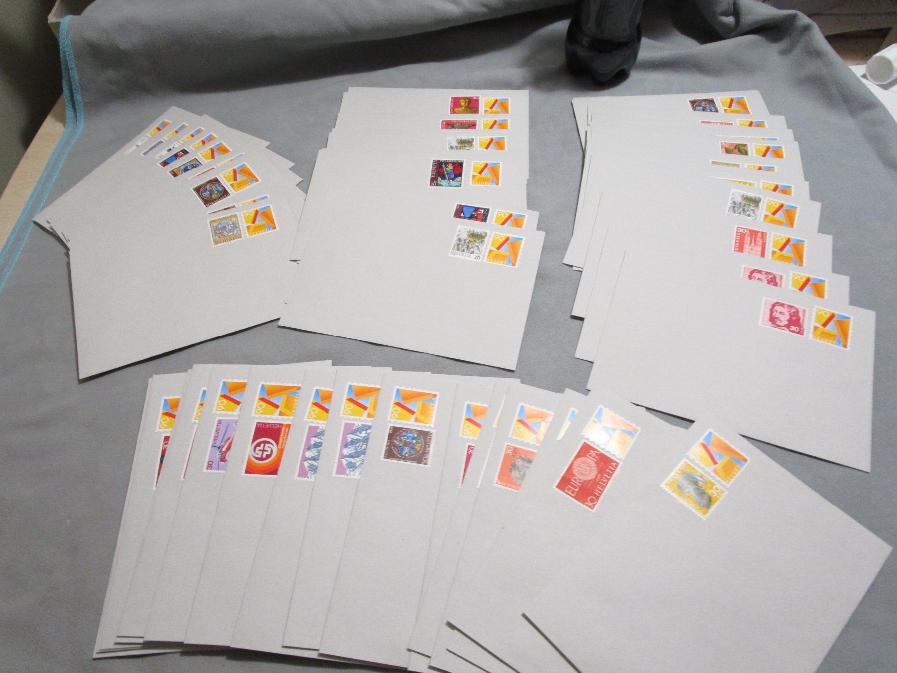 Alle Briefmarken: 25 Vorfrankierte CH Briefumschläge A Post  a. Fr. 1.20 – Neu (gemäss Beschreibung) aus Rupperswil von Ema10
