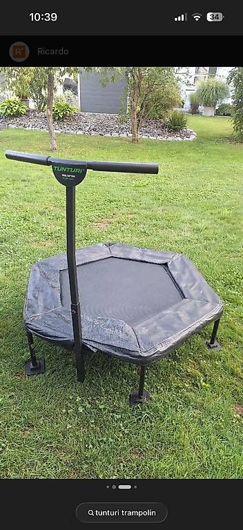 Trampolini: Trampolin 120cm Durchmesser Tunturi – Usato da Stans venduto da stanser81