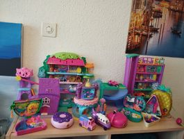 Grosses Polly Pocket Set, viel Zubehör, Guter Zustand!
