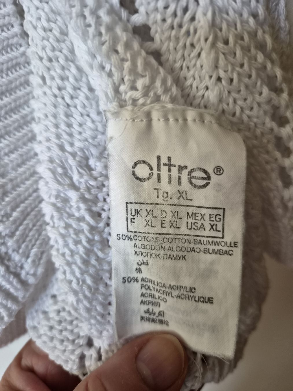 Leibchen & Hosen: Marca Oltre XL, cottone e acrilico 50%. – Gebraucht aus Bern von Eleutheriade 1