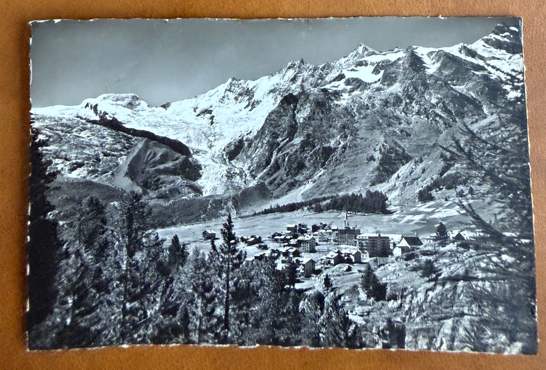 Ansichtskarten: Saas - Fée - Feegletscher u. Hohbalengletscher Ak – Gebraucht aus Lutry von Ediego