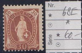 30 Rp. (68E *) SBK 60.-- - hier ab 1.-- !