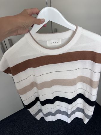 Damen Pullover Amee gestreift mehrfarbig Grösse S neu
