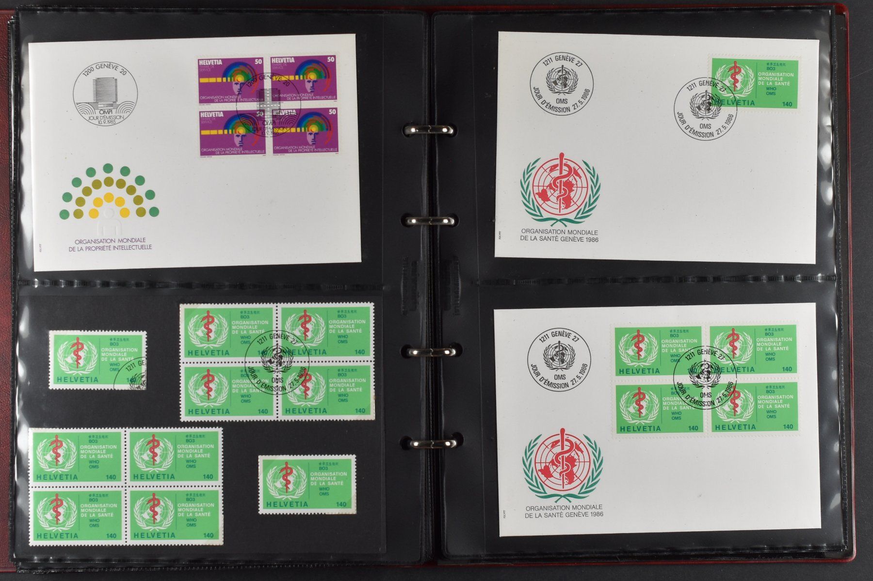 Tutti i francobolli: SAMMLUNG, GENFER ÄMTER POSTPREIS ca. CHF 380 **, gest., FDCs – Nuovo (secondo la descrizione) da Wetzikon ZH venduto da Philimpex 3