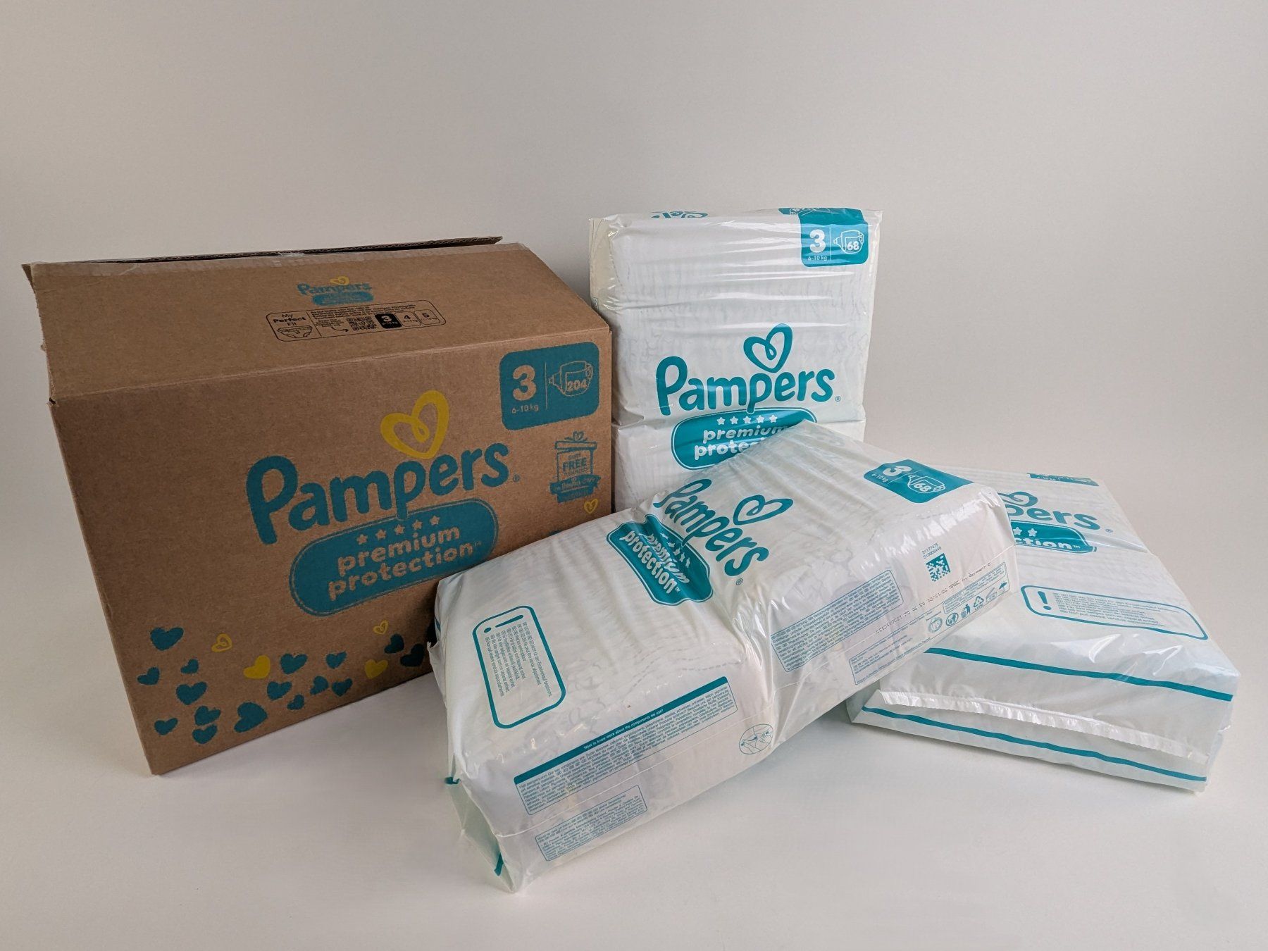 Pampers Windeleimer & Windeln: PAMPERS Premium Protections Gr 3 – Neu (gemäss Beschreibung) aus Dintikon von Restwert_Dintikon