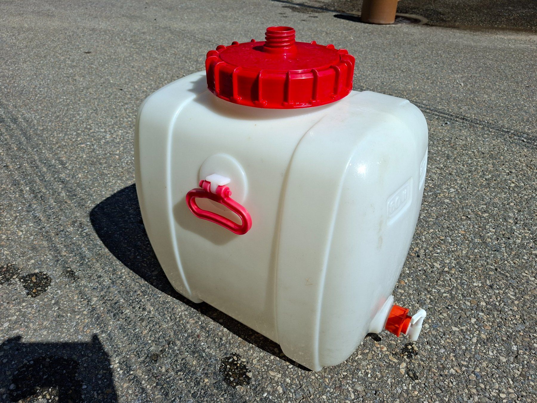 Zubehör: Mostkübel Gärtank Wassertank Faser Plast AG 60L – Gebraucht aus Boningen von Workhouse