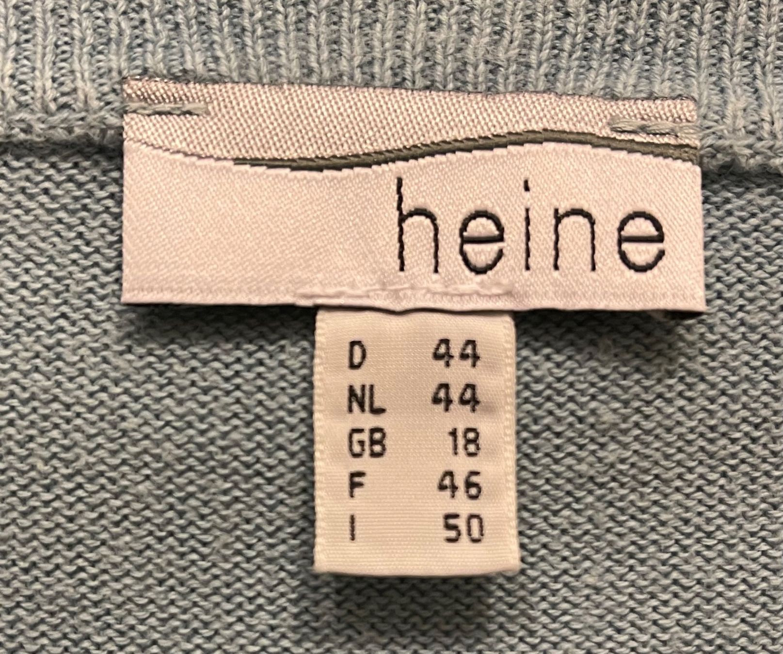 Heine Maglioni & Felpe: Pull femme HEINE, bleu ciel, taille 44 – Nuovo e nell'imballaggio originale da Genève venduto da OnSale 3