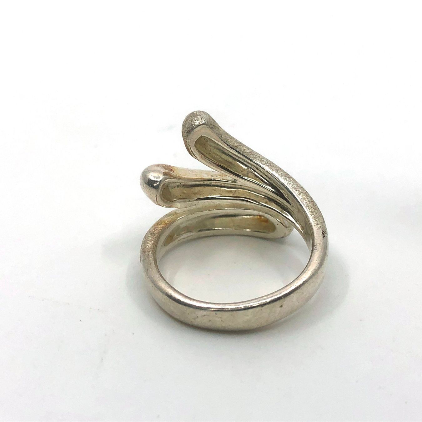 Anelli: Ring Silber 925  Teils mit strukturierter Oberfläche – Usato da Basel venduto da Tiabeanie 2