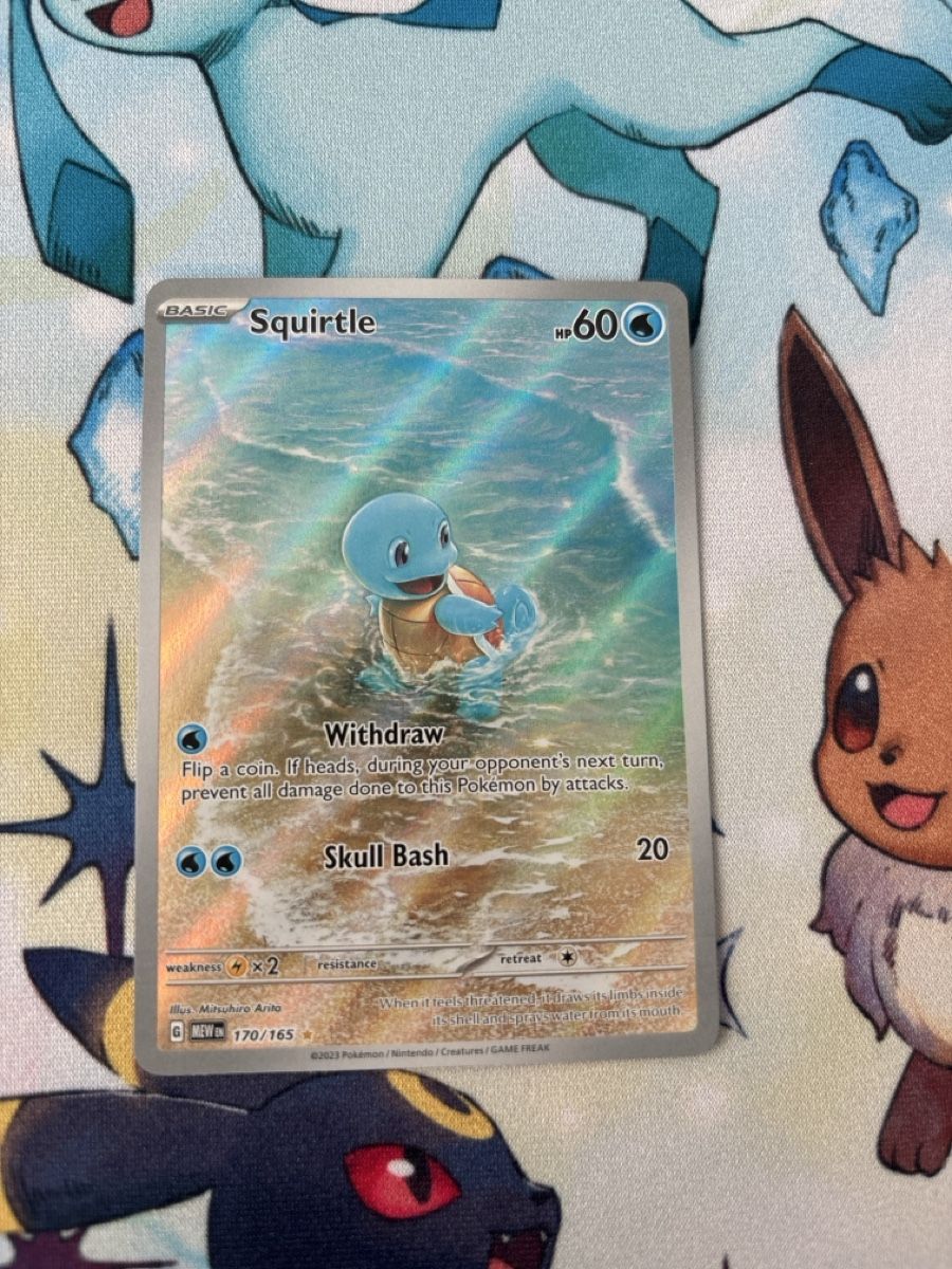 Pokémon Carte collezionabili: Squirtle MEW 170/165 – Nuovo (secondo la descrizione) da Reinach BL venduto da oli_nbx7