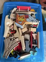 Brio Holzeisenbahn Set, viel Zubehör