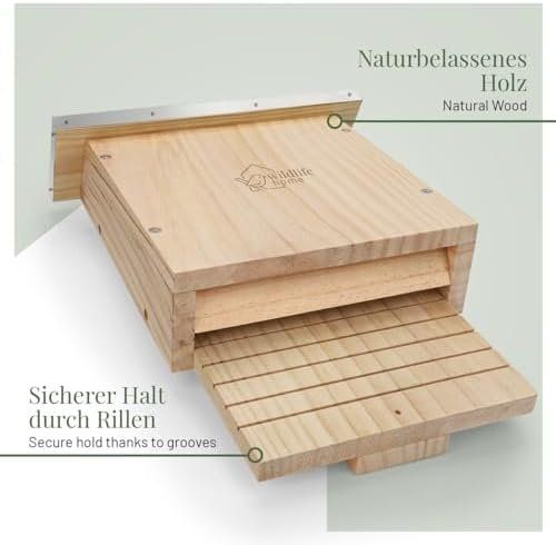 Petites maisons à oiseaux: Fledermauskasten Holz – Neuf avec emballage d'origine à Hundwil par Stallone5 2