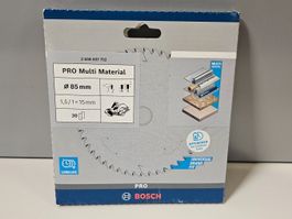 Bosch Kreissägeblatt Standard for Multimaterial, Ø 85mm, 30Z
