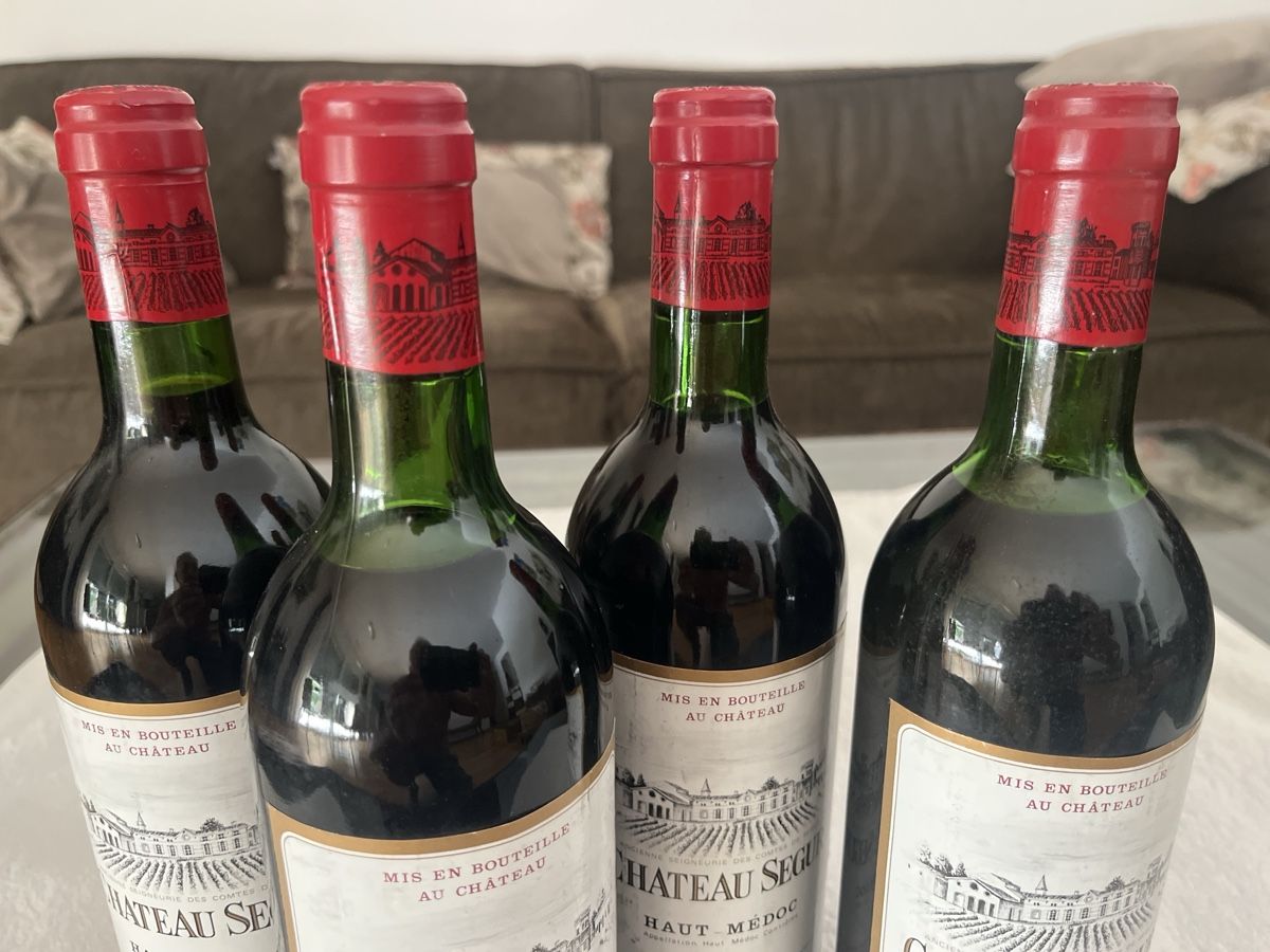 Wein: 4x Chateau Segur Haut-Medoc 1983 – Neu und originalverpackt aus Gockhausen von London95 5