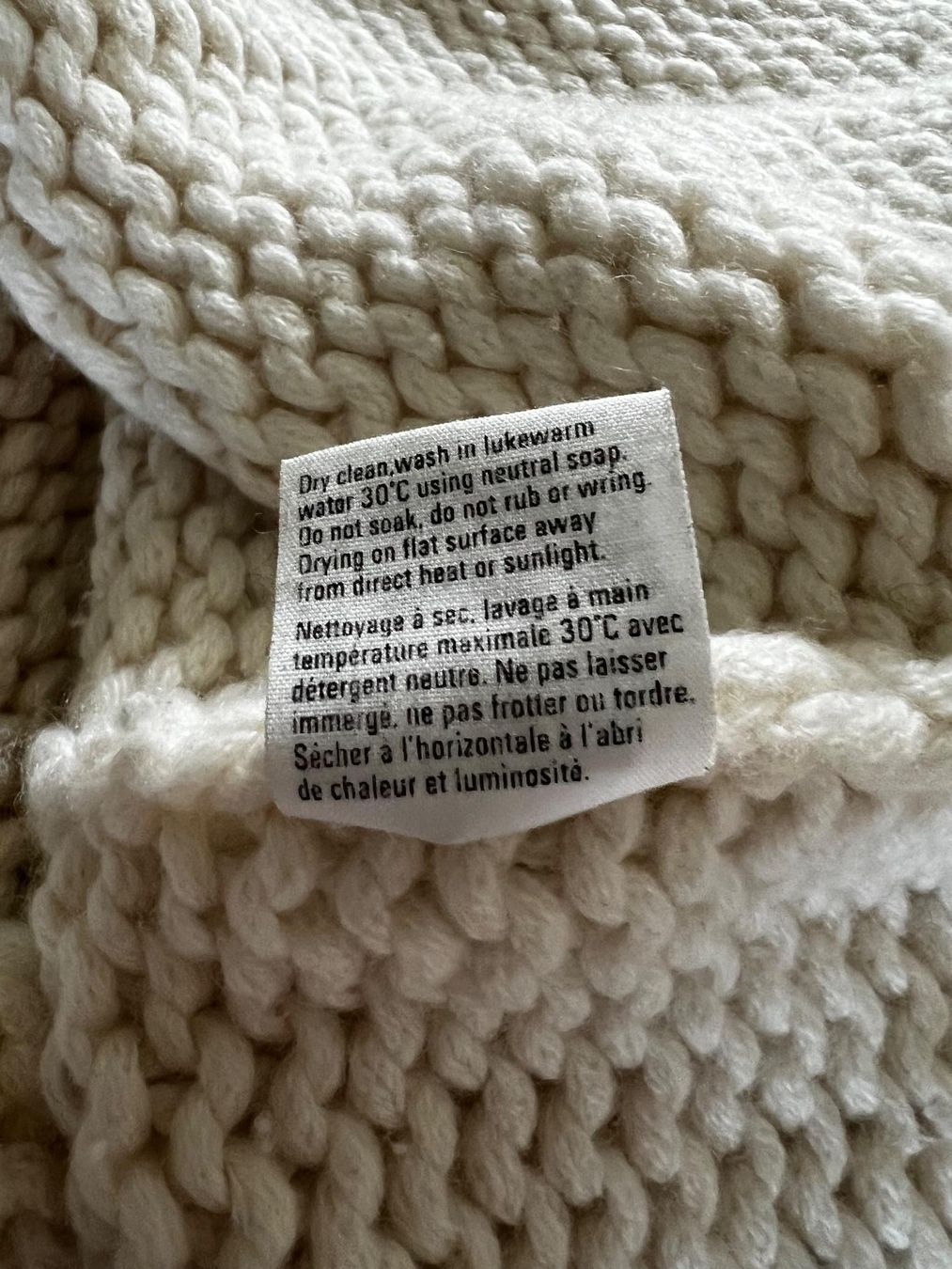 Jil Sander Maglioni & Felpe: JIL SANDER Grobstick Pullover unisex 100% Kaschmir 36 creme – Usato da Staad SG venduto da Chirrari 4