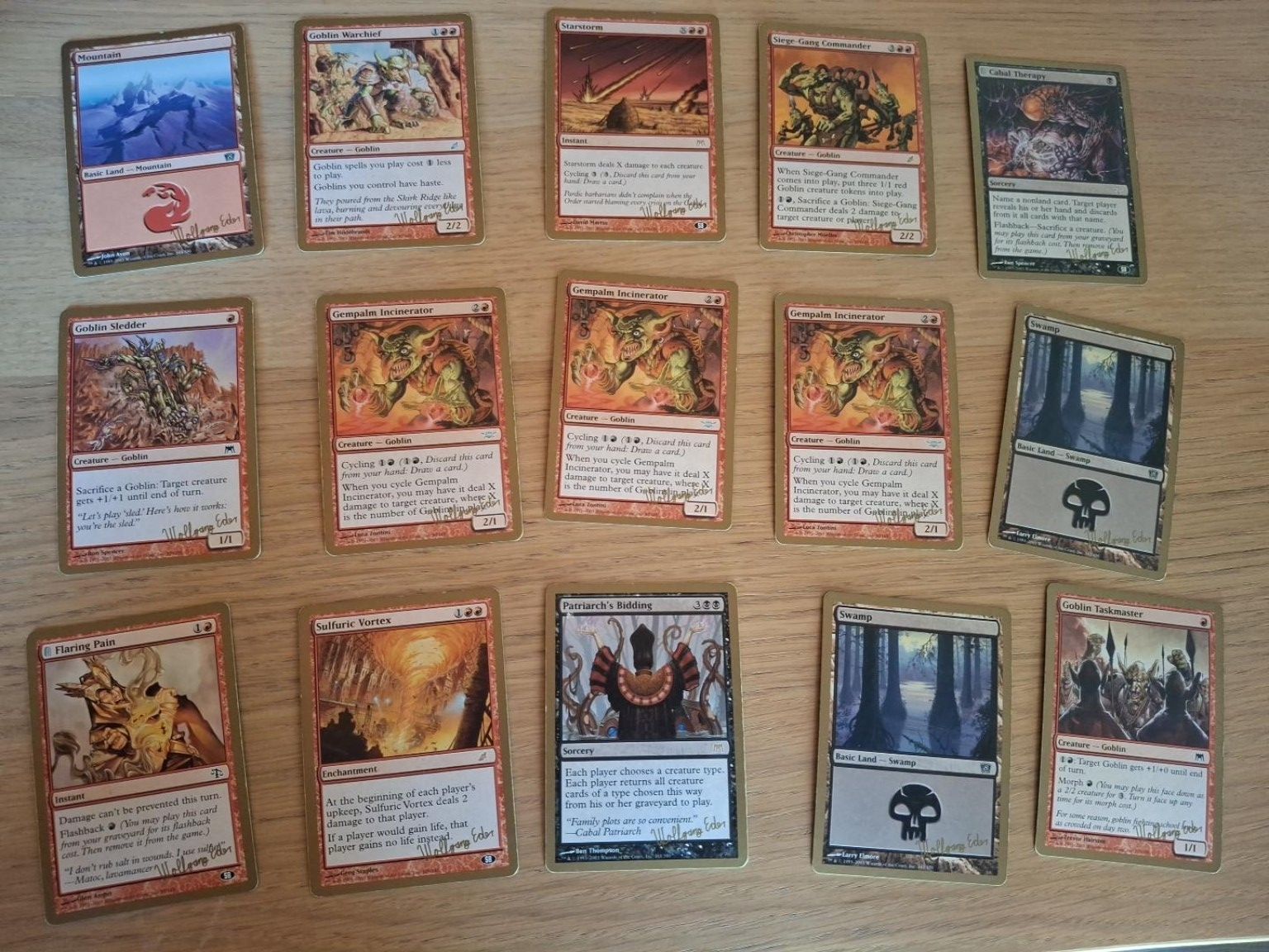Magic The Gathering Sammelbilder & Trading cards: Magic Deck Wolfgang Eder, 74/75 Karten, Gebraucht – Gebraucht aus Burgdorf von OliverAndrey1991 3