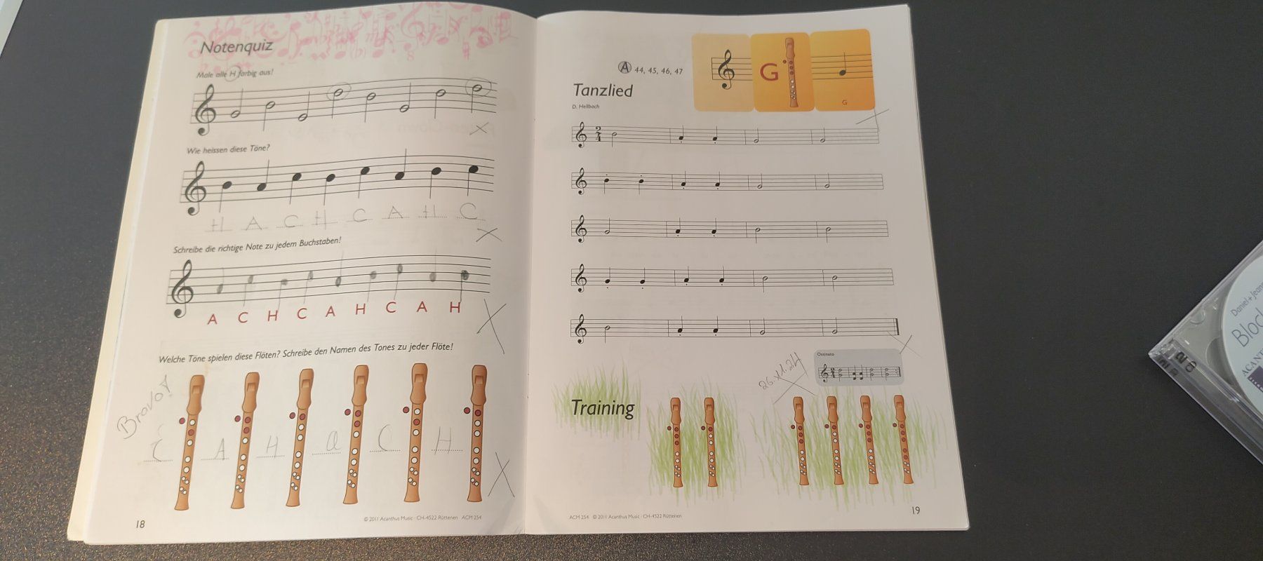 Libri: BlockflötenBox Band 1 Daniel Hellbach inkl. 2 CDs – Usato da Felben-Wellhausen venduto da AWDienstleistungen 2
