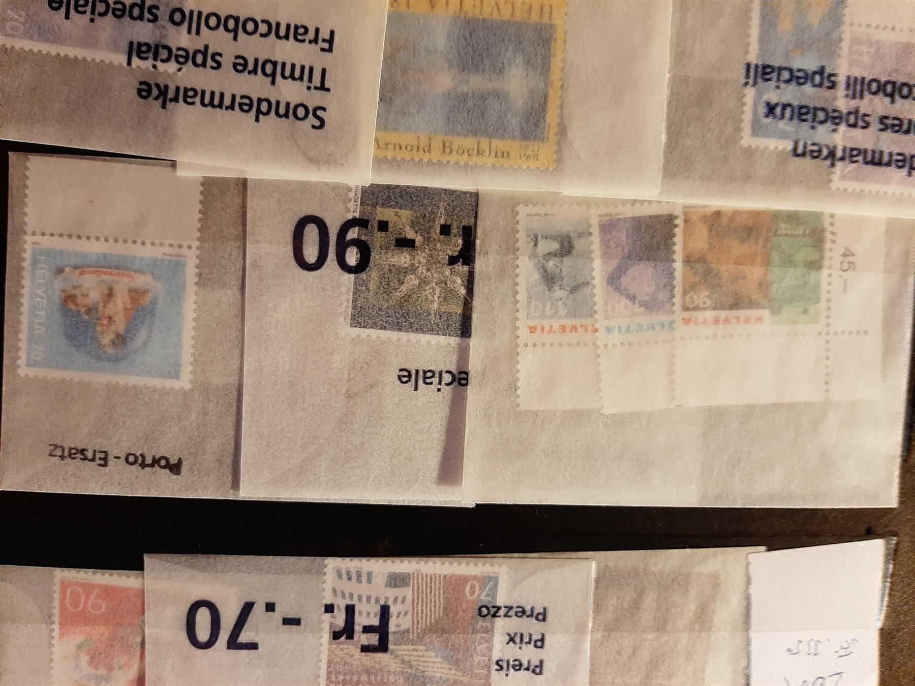 Tutti i francobolli: 2001 Diverse Briefmarken  Postfrisch – Nuovo (secondo la descrizione) da Affoltern am Albis venduto da Andrezc 3