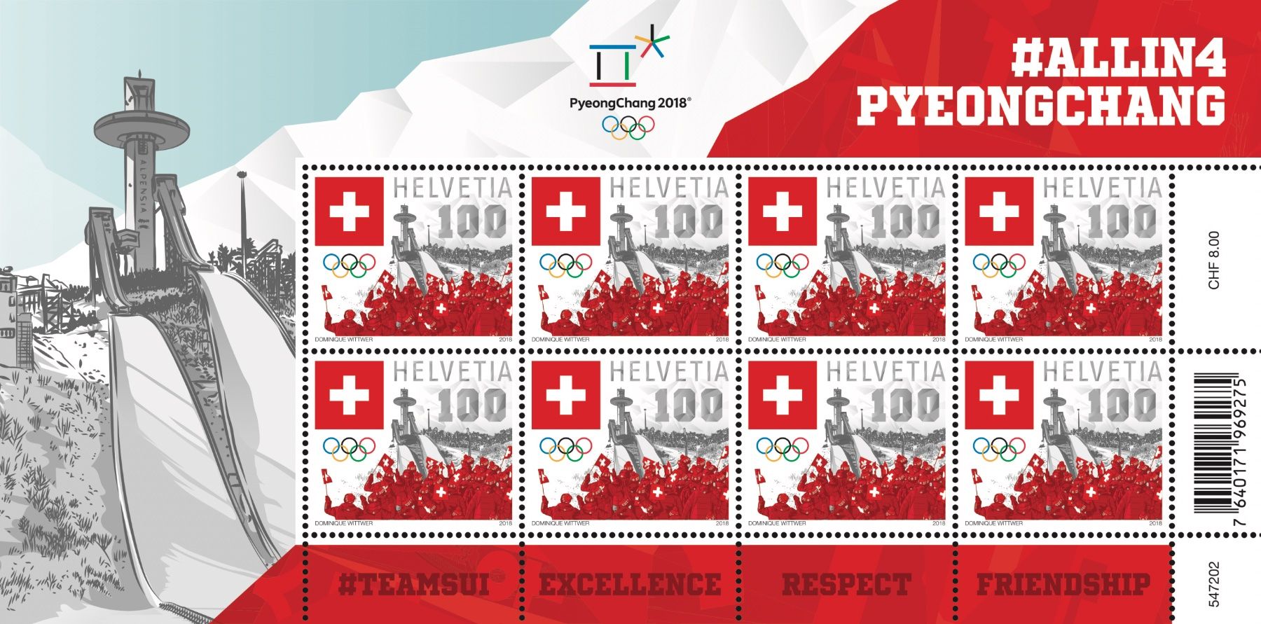 Alle Briefmarken: 💥Kleinbogen «Swiss Olympic 2018» - postfrisch – Neu (gemäss Beschreibung) aus Galgenen von Krdshop