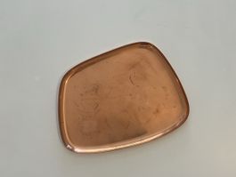 Nierenförmiges Kupfertablett, Made in Germany