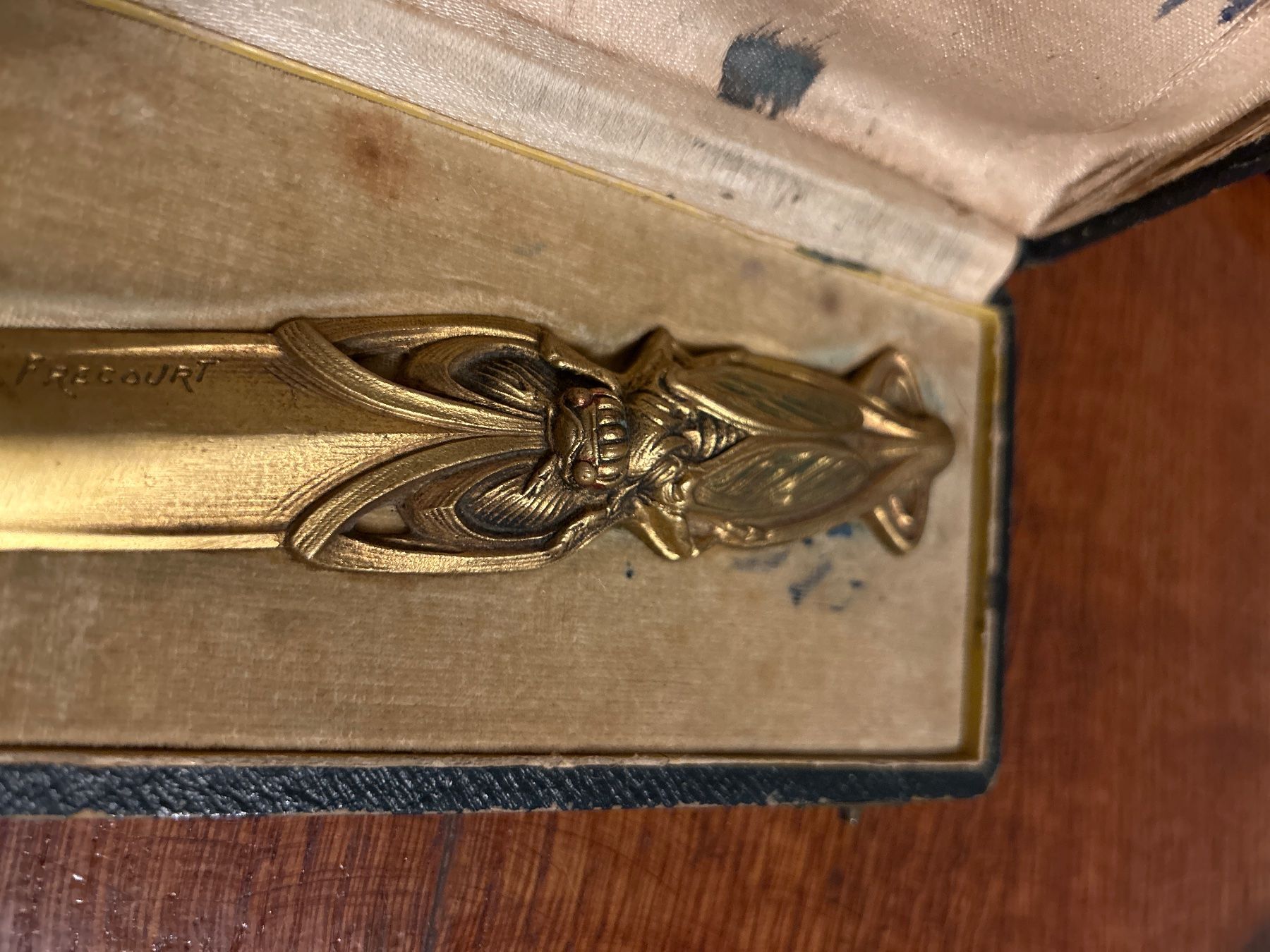 Sonstiger Bürobedarf: Brieföffner Jugendstil Frécourt Typ Zykade – Gebraucht aus Riedholz von Frettchen63 7