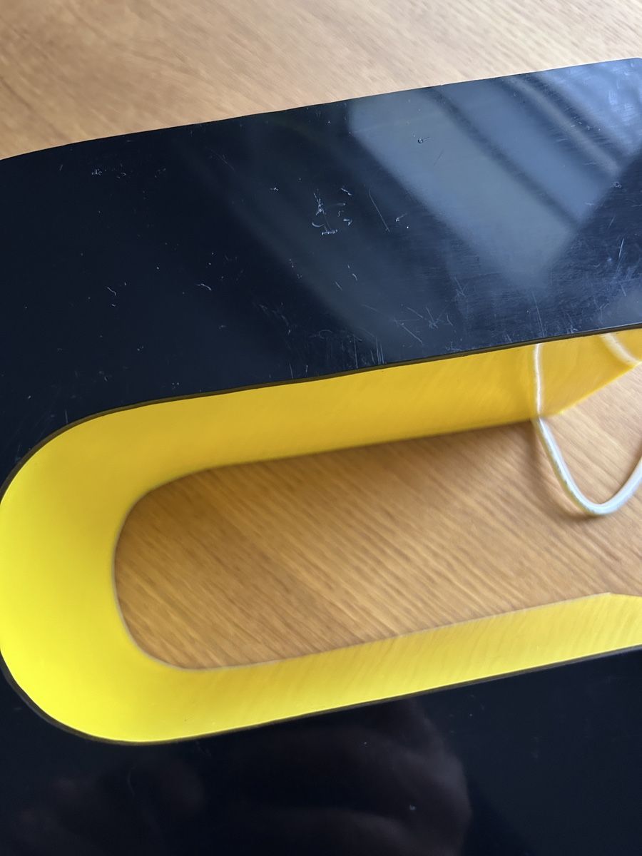 Tutte le decorazioni: Leuchtbuchstabe "U" oder C" oder "n" – Usato da Uster venduto da Stromboli7 7
