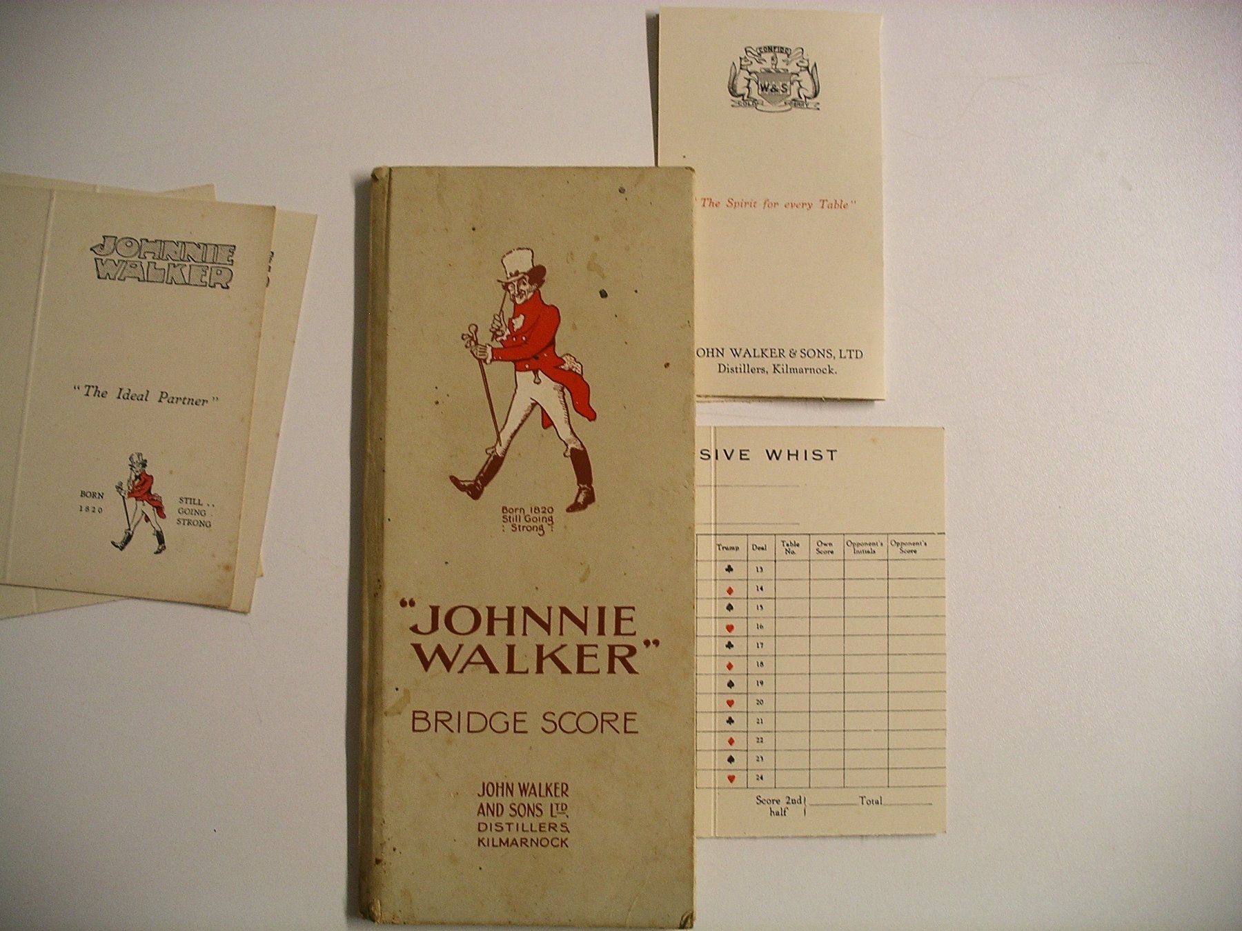 Giochi: BridgeSet mit Werbung zu JONNIE WALKER – Usato da Oberhofen am Thunersee venduto da luuping99