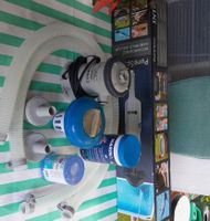 poolset complett ,filterpumpe,boden- Sauger,Chlor,zubehör