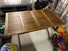 Gartentisch aus Holz 85x150x77cm