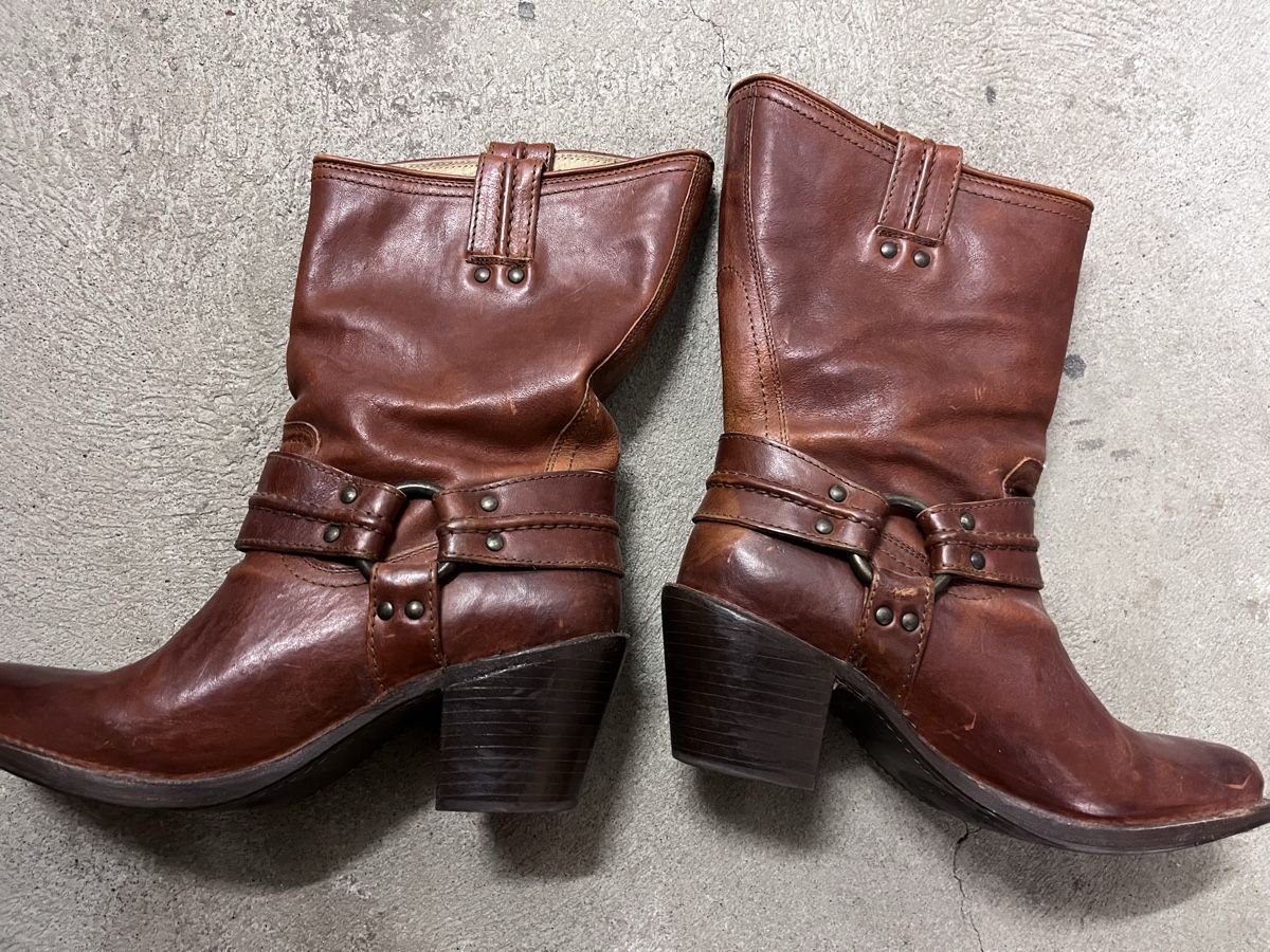 Scarpe da donna: Frye Western Stiefel Leder Braun US 9.5 – Usato da Zell ZH venduto da Spring1509 2