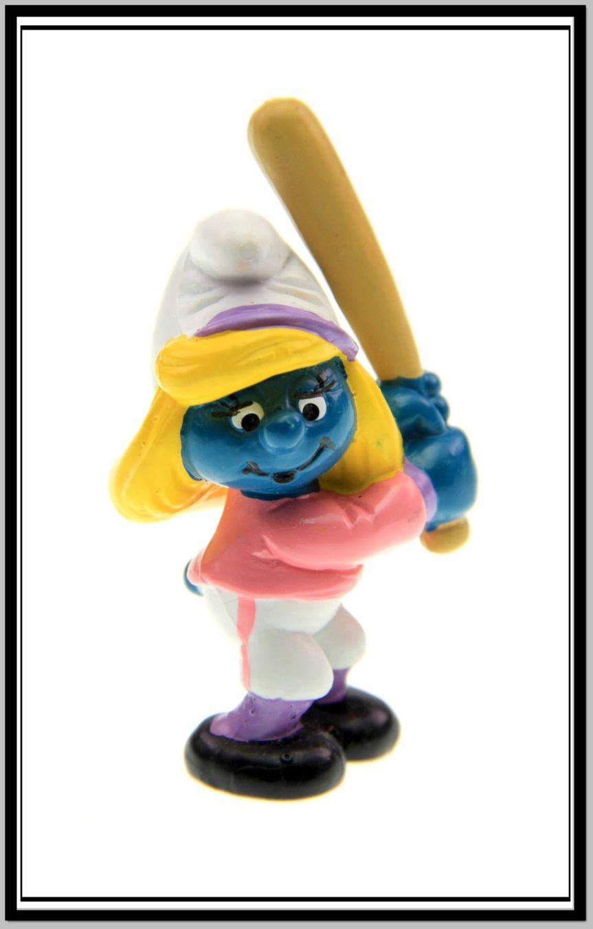 Schleich Statuette: Baseballschlumpfinchen 2.0186 🔥 – Usato da Schmitten FR venduto da Rimonimus