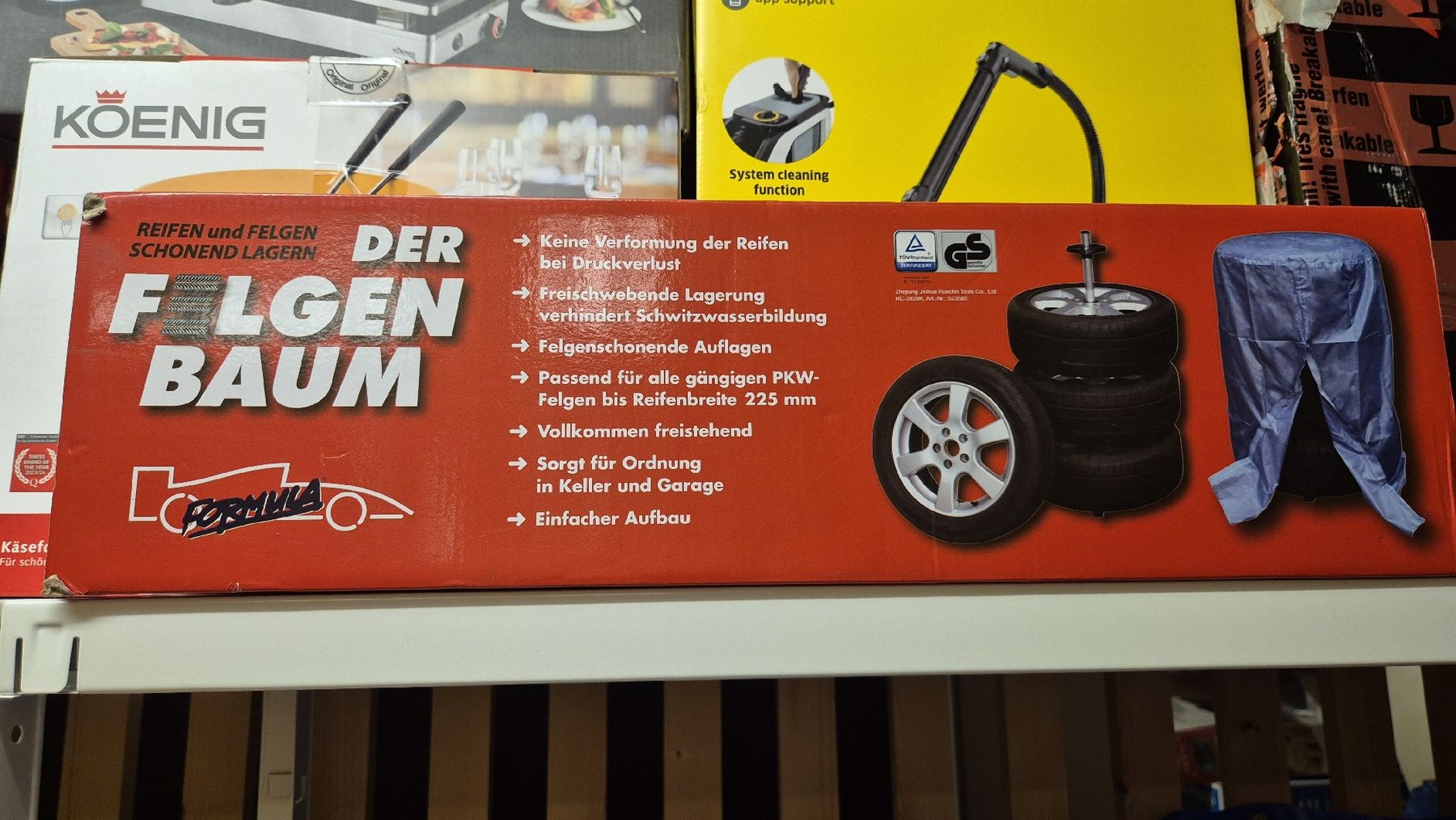 Werkzeugkasten & Aufbewahrung: Felgenbaum für Sommer- oder Winterräder bis 225 mm – Gebraucht aus Dübendorf von digital_bath 5