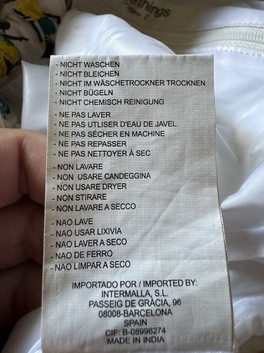 Borse & Zaini: nice things Beuteltasche ecru mit Print – Nuovo (secondo la descrizione) da Brütten venduto da Rod816 9