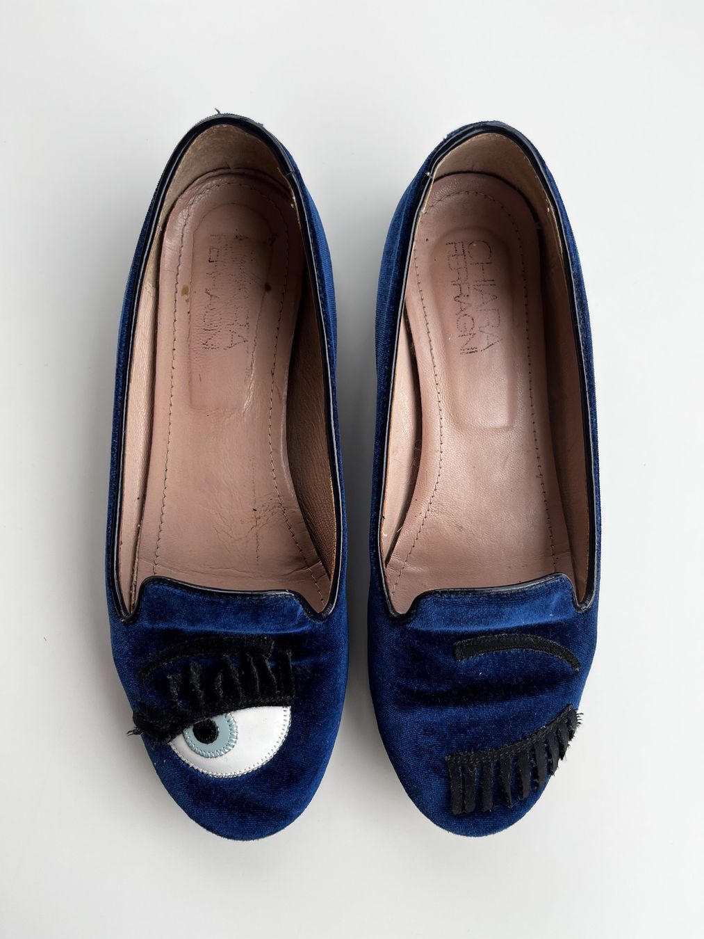 Scarpe da donna: Chiara Ferragni Samt Slipper Gr. 38 – Usato da Olten venduto da hahnice99