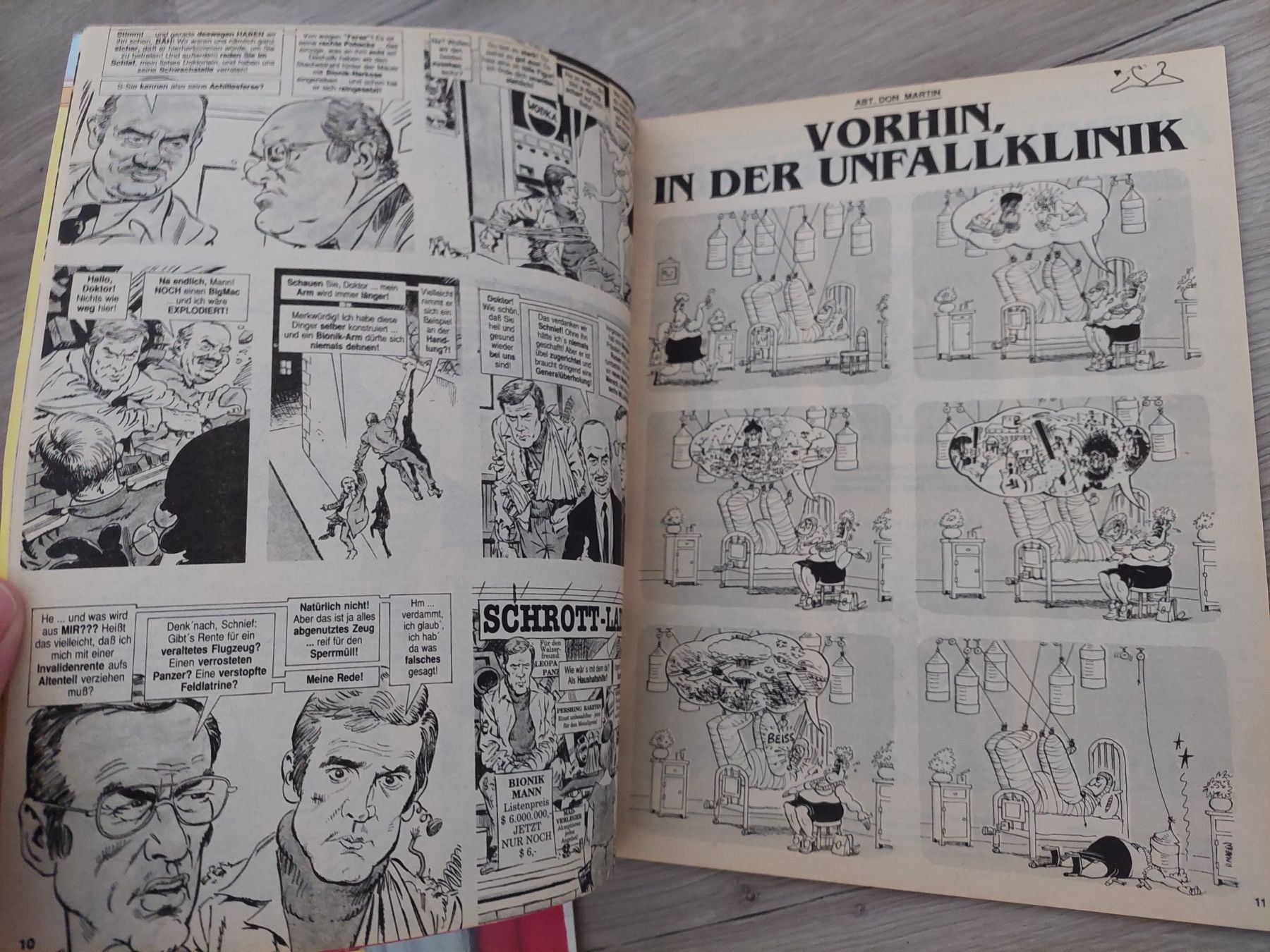 Fumetti: 7 alte Mad Comics - Top Zustand – Usato da Obfelden venduto da Foto_Bild_Kunst_Buch 2