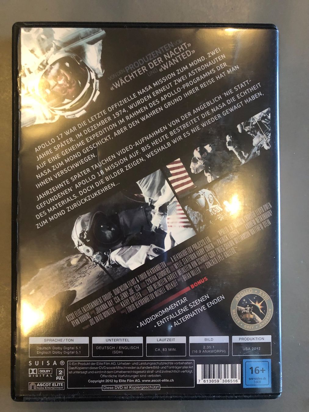 Tutti i DVDs: Apollo 18 mit Lloyd Owen DVD Gratisversand – Usato da Stäfa venduto da 96sternli57 1